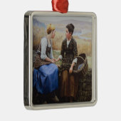 Der erste Trauer (Beileid in Bereavement) Ornament Aus Metall (Rechts)