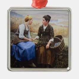 Der erste Trauer (Beileid in Bereavement) Ornament Aus Metall