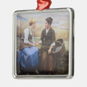 Der erste Trauer (Beileid in Bereavement) Ornament Aus Metall (Links)