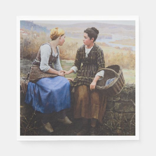 Der erste Trauer (Beileid in Bereavement) Serviette (Vorderseite)