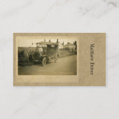 Der erste treibende Lektions-Standard Visitenkarte (Rückseite)