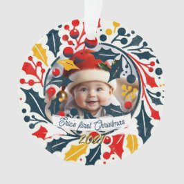 Der erste Tribal-Kranz des Babys Ornament