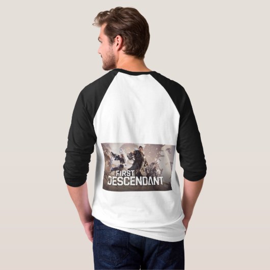 DER ERSTE VERDÜNNTE FUNKTIONIERTE T - SHIRT (Schwarz voll)