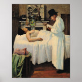 Der erste Versuch, Krebs mit X-Strahlen zu Leckere Poster (Vorne)