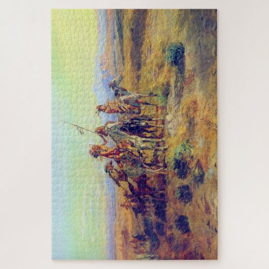 Der erste VN-Bürger hält die Scouts CM Russell für Puzzle (Vertikal)