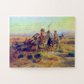 Der erste VN-Bürger hält die Scouts CM Russell für Puzzle