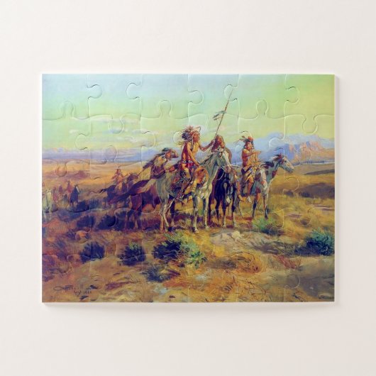 Der erste VN-Bürger hält die Scouts CM Russell für Puzzle (Horizontal)