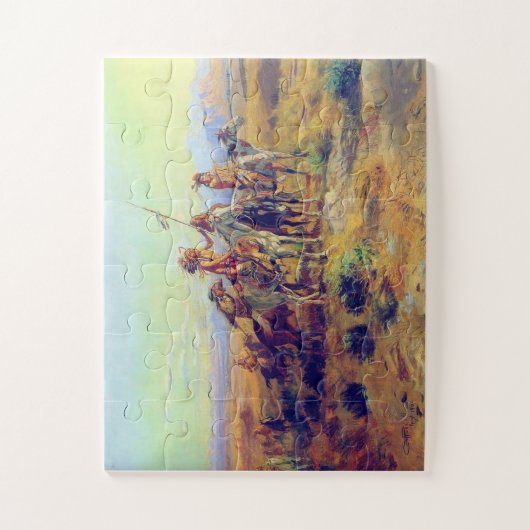 Der erste VN-Bürger hält die Scouts CM Russell für Puzzle (Vertikal)