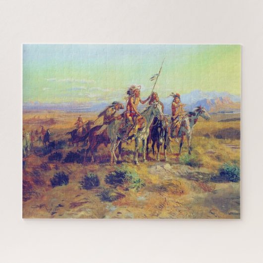 Der erste VN-Bürger hält die Scouts CM Russell für Puzzle (Horizontal)