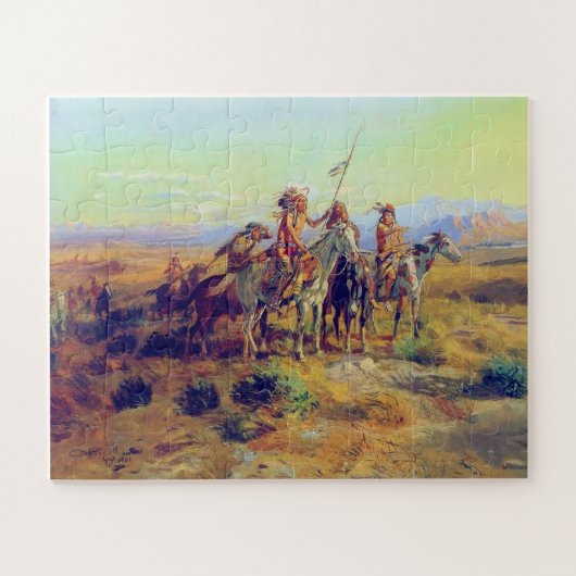 Der erste VN-Bürger hält die Scouts CM Russell für Puzzle (Horizontal)