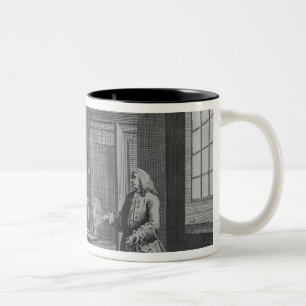 Der erste Vortrag in der experimentellen Zweifarbige Tasse