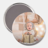 Der erste Weihnachtsfeiertag des Babys Magnet (Vorderseite/Rückseite)