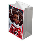 Der erste Weihnachtsfeiertag" Geschenktüte (Vorderseite Schrägansicht)