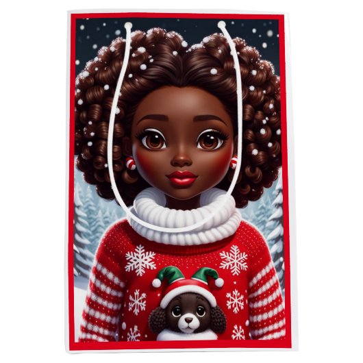 Der erste Weihnachtsfeiertag" Geschenktüte (Vorderseite)