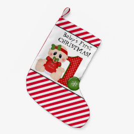 Der erste Weihnachtsferien-Strumpf für Baby Kleiner Weihnachtsstrumpf