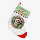 Der erste Weihnachtskranz des Hauses Kleiner Weihnachtsstrumpf (Vorderansicht (hängend))