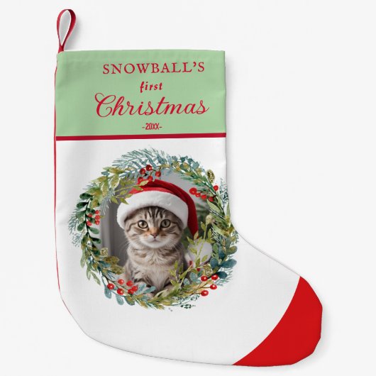 Der erste Weihnachtskranz des Hauses Kleiner Weihnachtsstrumpf (Vorderseite)