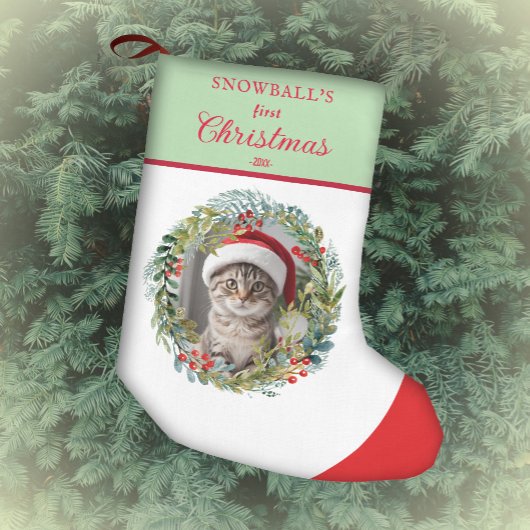 Der erste Weihnachtskranz des Hauses Kleiner Weihnachtsstrumpf