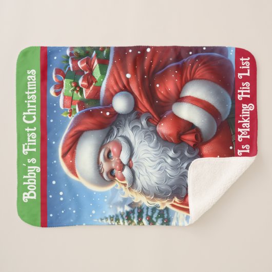 Der erste Weihnachtsmann-Individuelle Name des Kin Sherpadecke (Vorderseite (Horizontal))