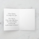 Der erste Weihnachtssegen des Babys - das FOTO DEI Karte (Innenseite)