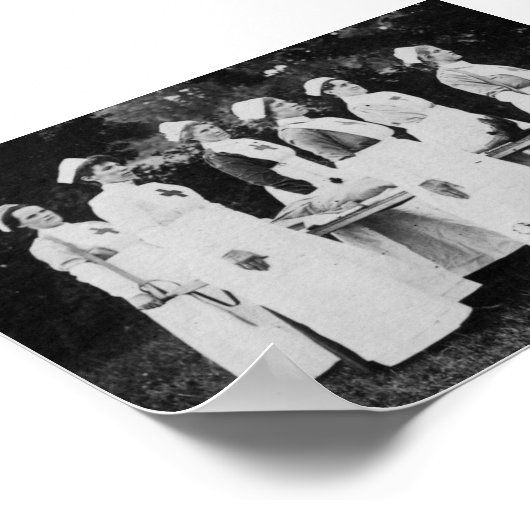 Der Erste Weltkrieg nährt mit Stretcher Poster (Ecke)