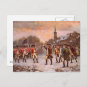 Der erste Widerstand von Percy Moran Postkarte (Vorne/Hinten)