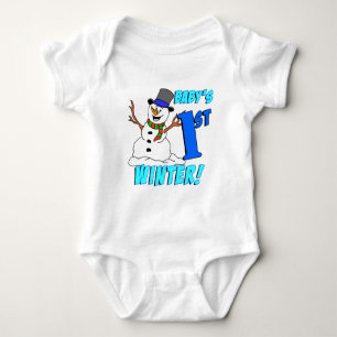 Der erste Winter des Babys Baby Strampler
