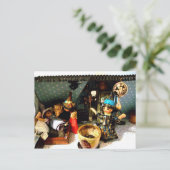 Der erste Zauber Postkarte (Stehend Vorderseite)