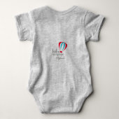 Der Erstflug des Babys Baby Strampler (Rückseite)