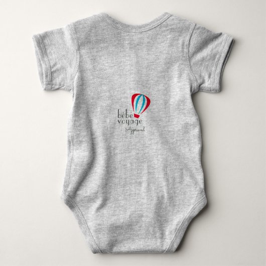 Der Erstflug des Babys Baby Strampler (Rückseite)