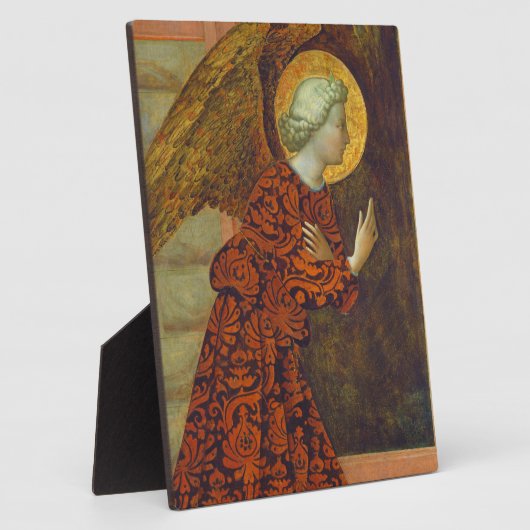 Der Erzengel Gabriel, c. 1430 (Tempera auf Panel) Fotoplatte (Seite)