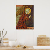 Der Erzengel Gabriel, c. 1430 (Tempera auf Panel) Poster (Küche)