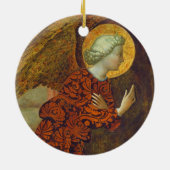 Der Erzengel Gabriel, C. 1430 (Tempera auf Platte) Keramikornament (Hinten)