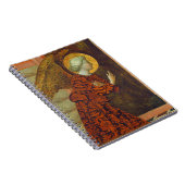 Der Erzengel Gabriel, C. 1430 (Tempera auf Platte) Notizblock (Rechte Seite)