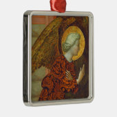 Der Erzengel Gabriel, C. 1430 (Tempera auf Platte) Silbernes Ornament (Rechts)
