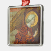 Der Erzengel Gabriel, C. 1430 (Tempera auf Platte) Silbernes Ornament (Links)