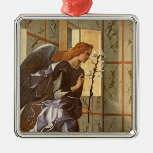 Der Erzengel Gabriel, von der Ankündigung dipty Ornament Aus Metall (Vorne)