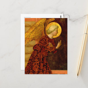Der Erzengel Gabriel von Masolino da Panicale Postkarte