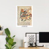 Der Erzengel Israel von irakischem Maler im Jahr 1 Poster (Heimbüro)