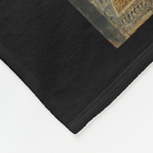 Der Erzengel Michael besiegt Satan Christus Fleecedecke (Ecke)