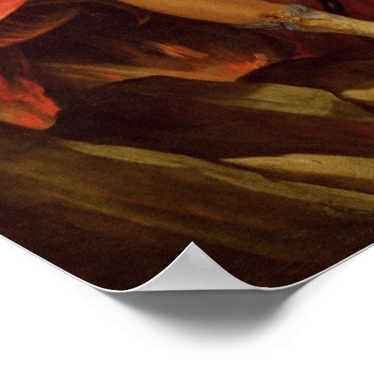 Der Erzengel Michael besiegt Satan Poster (Ecke)