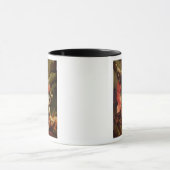 Der Erzengel Michael, der Satan besiegt Tasse (Zentrum)