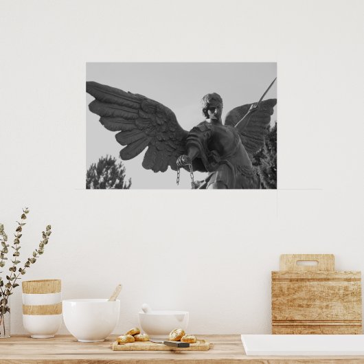 Der Erzengel michael Poster (Küche)