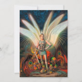 Der Erzengel Michael schlägt den Drachen Dankeskarte (Vorderseite)