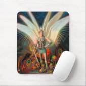 Der Erzengel Michael schlägt den Drachen Mousepad (Mit Mouse)