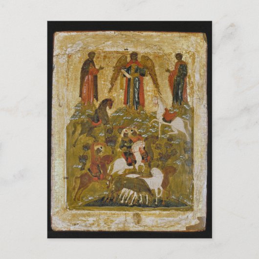 Der Erzengel Michael Segen die märtyrerischen Heil Postkarte (Vorderseite)