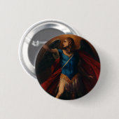 Der Erzengel Michael von Cavaliere d'Arpino Button (Vorne & Hinten)