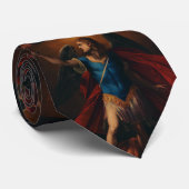 Der Erzengel Michael von Cavaliere d'Arpino Krawatte (Gerollt)