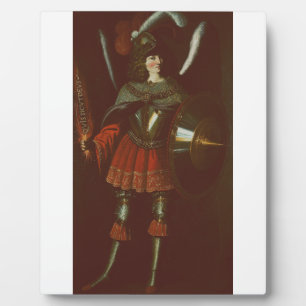 Der Erzengel Michael von Francisco de Zurbarán Fotoplatte