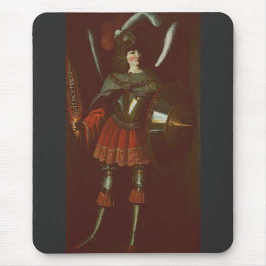 Der Erzengel Michael von Francisco de Zurbarán Mousepad (Vorne)